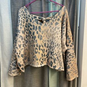 Pol Leopard Print Sweater